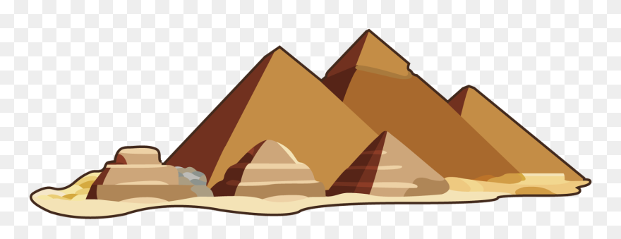 Pyramids Clipart Scene - Pyramids Of Giza Png Transparent Png