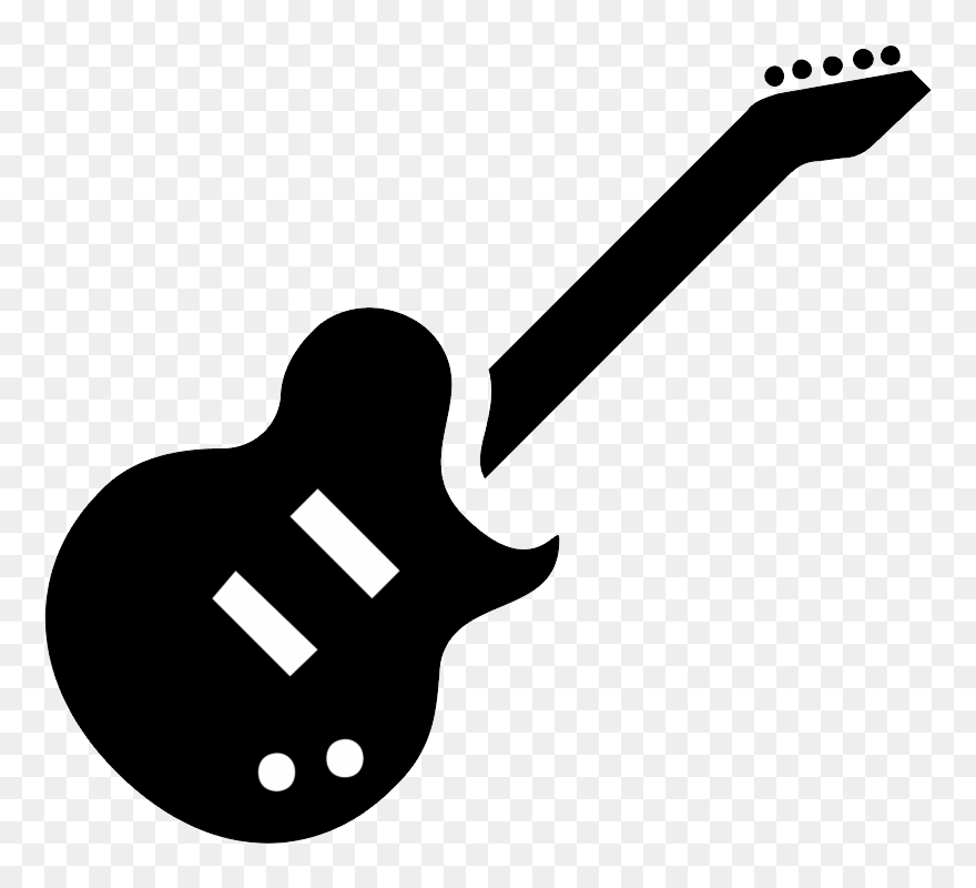 Rock Music Png - Rock Guitar Icon Png Clipart