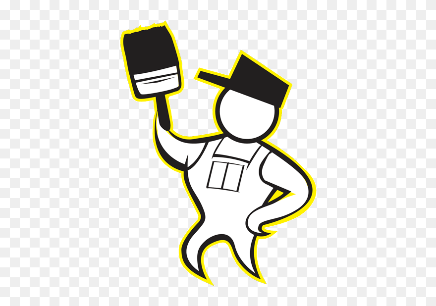 Paint Clipart Painting Work - Painter And Decorator Logo - Png Download