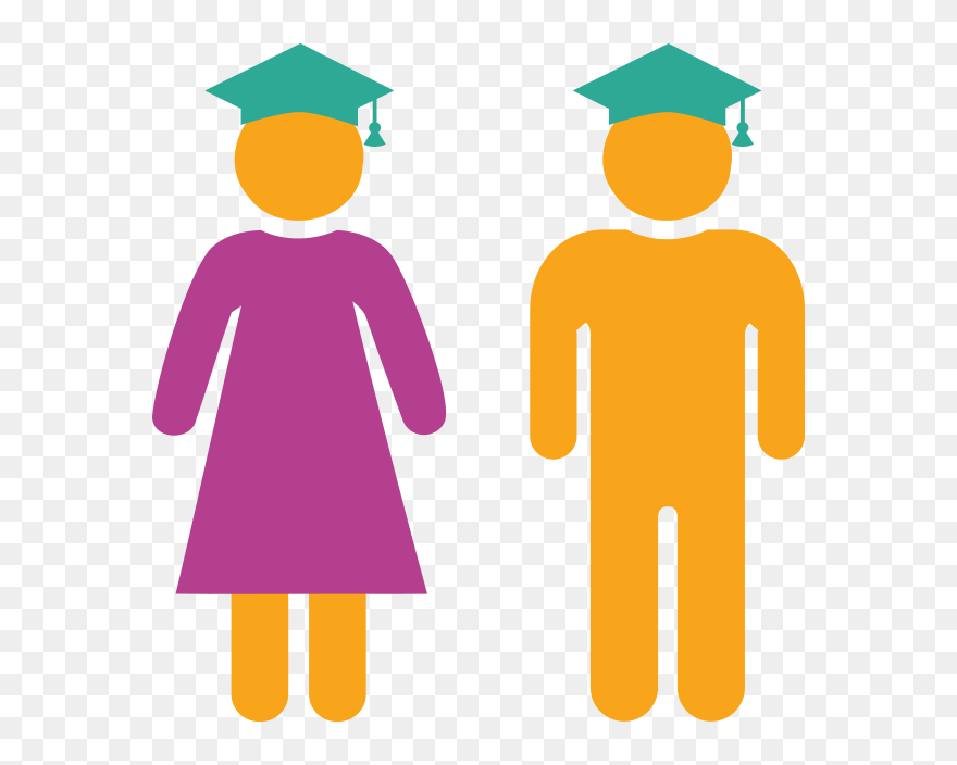 Teacher Clipart Kids Boy Girl Picture Freeuse Download - Promote Girls Education Posters - Png Download
