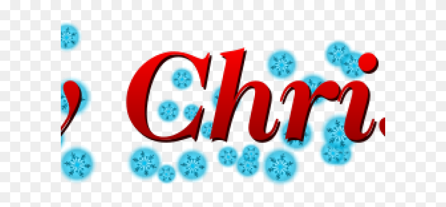 Merry Christmas Banner Clipart - Circle - Png Download