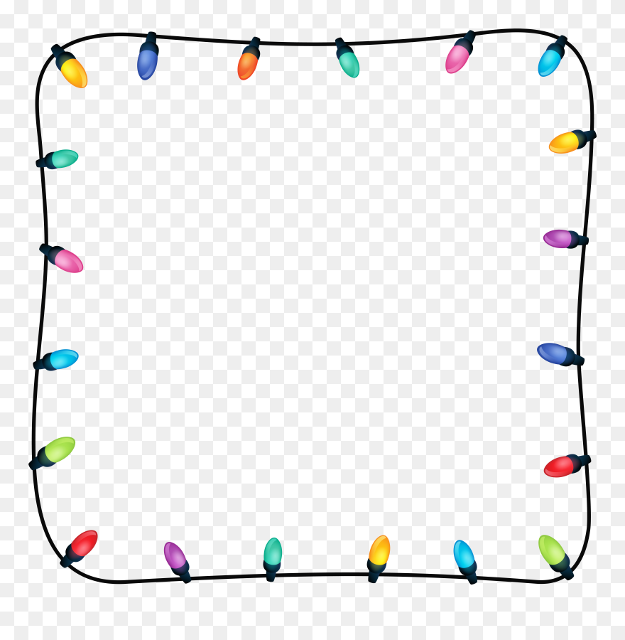 Download Christmas Lights Clipart Banner - Png Download (#5370416