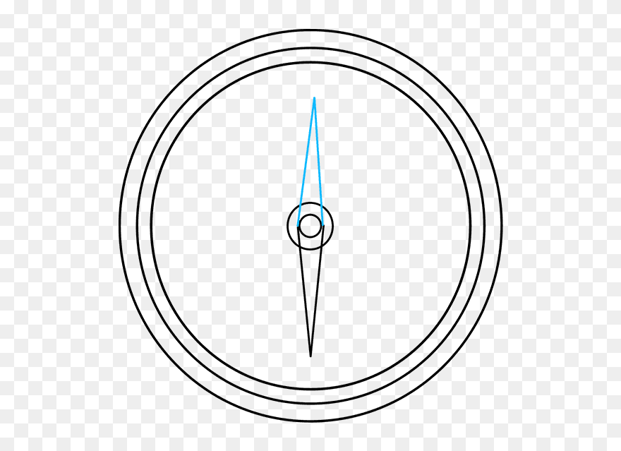 How To Draw A Compass - Perseru Serui Clipart