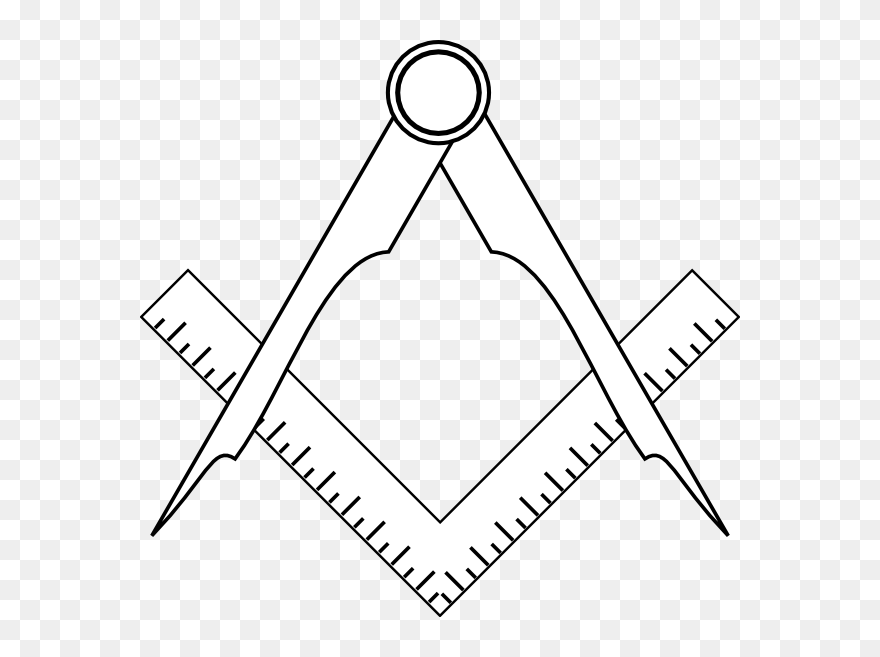 Masons Square And Compass Clipart