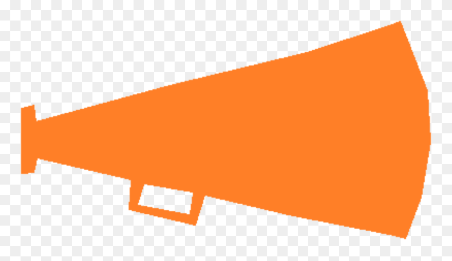 Orange,line,angle Orange Megaphone Clipart Png Download (5370683