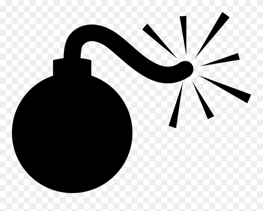 Nuclear Weapon Bomb Explosion Clip Art - Bomb Clip Art - Png Download