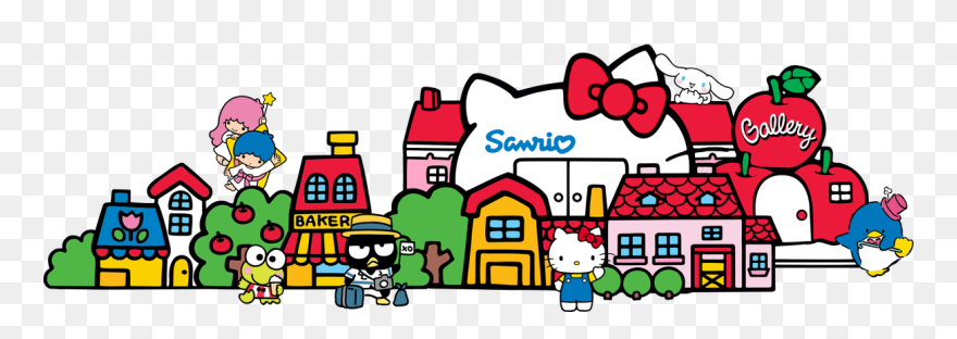 Hello Kitty Clipart House - Png Download