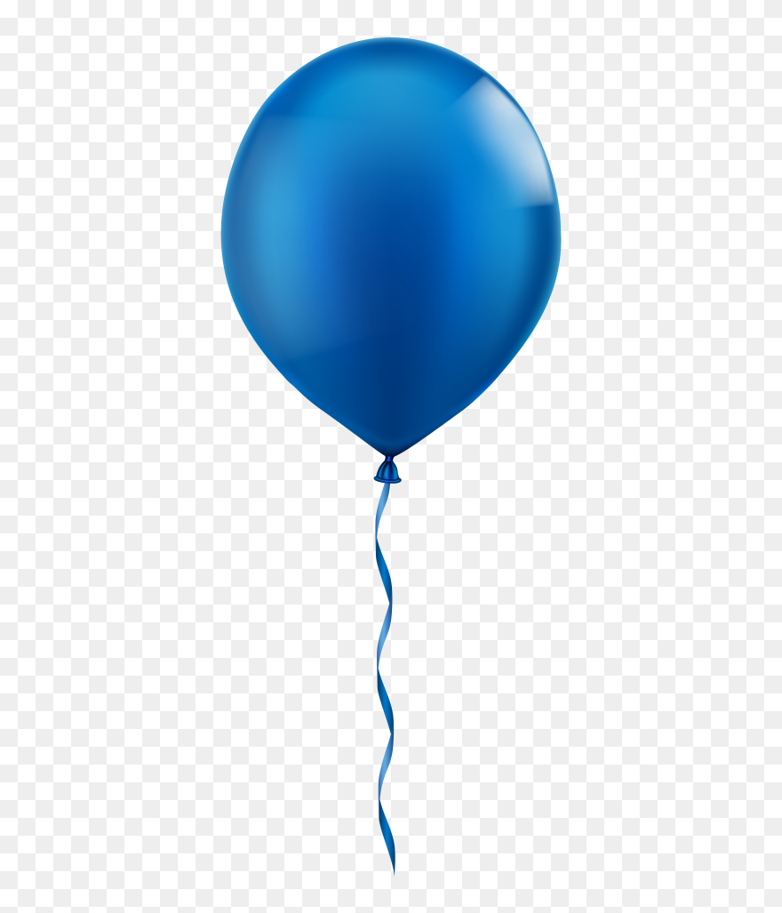 Transparent Blue Balloons Png Clipart