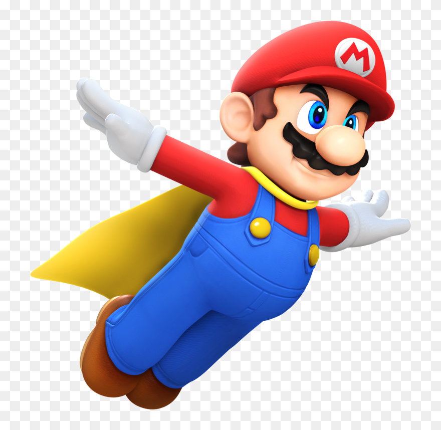 Transparent Flying Superhero Png - Aesthetic Mario Png Clipart