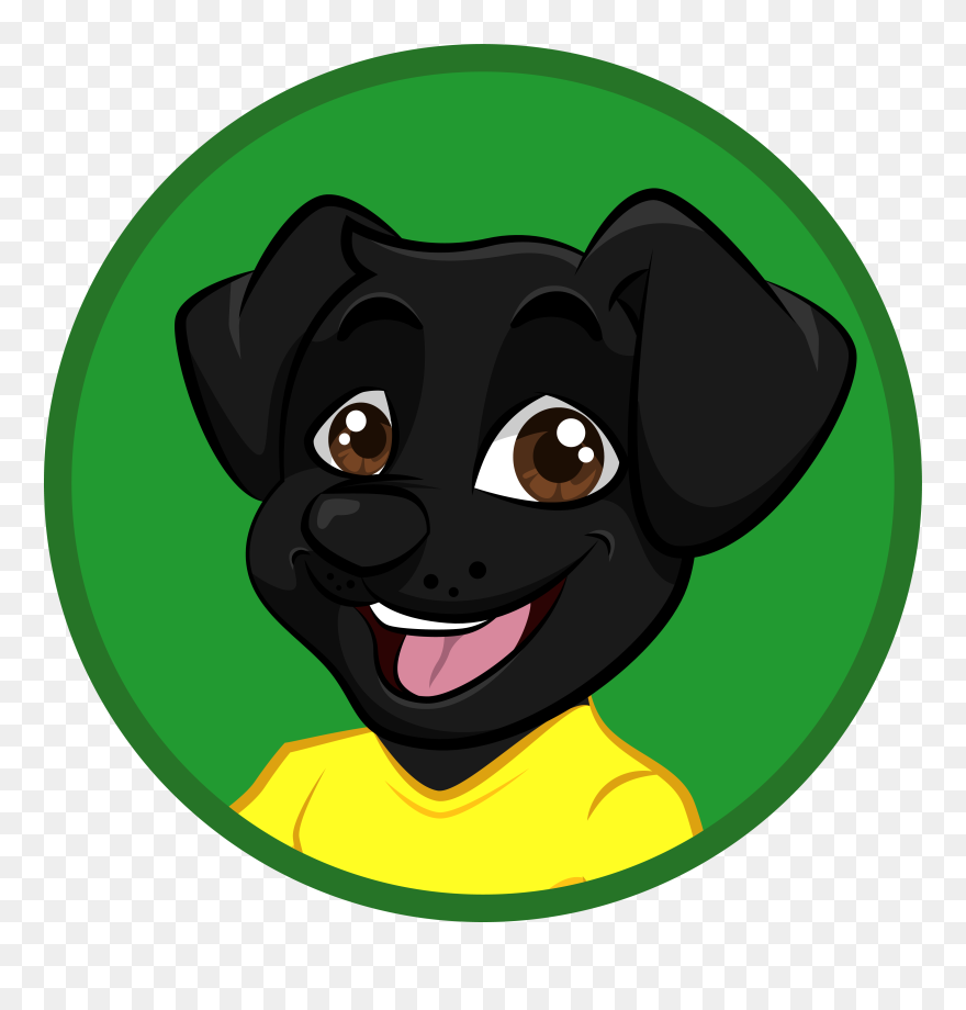 Dog Catches Something Clipart