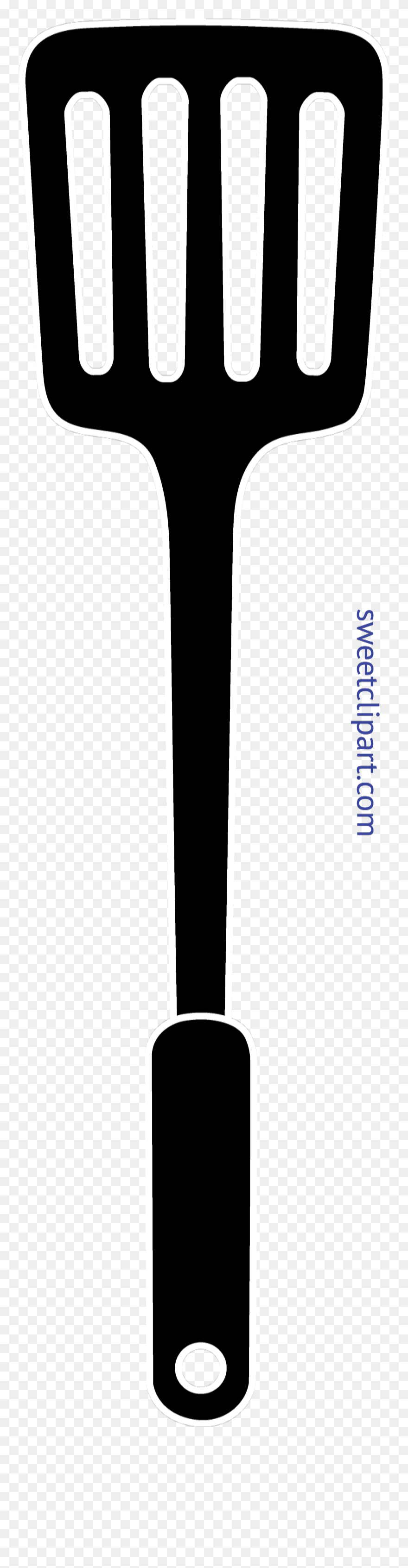 Transparent Drywall Clipart - Spatula Clipart Black And White - Png Download
