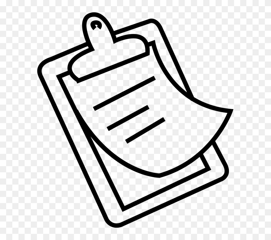 Portable Writing Surface Vector Clipboard Drawing Png Transparent Png