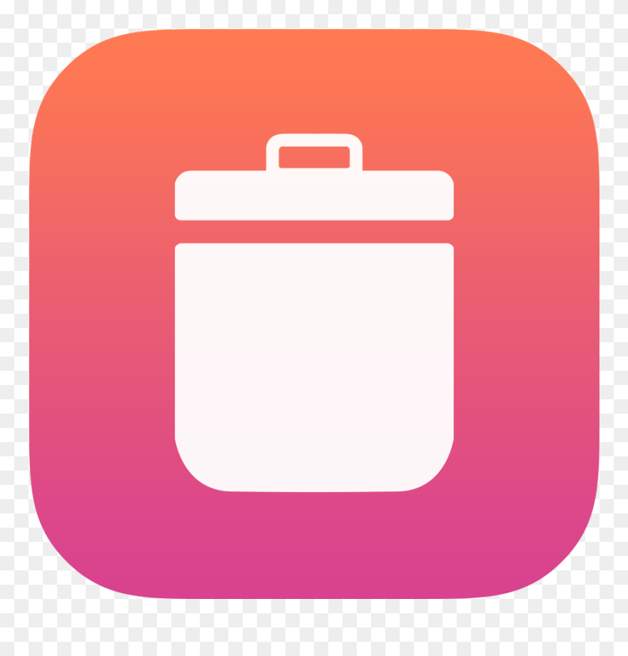 Apple In The Trash Clipart Clip Art Royalty Free Download - Iphone X App Icon Png Transparent Png
