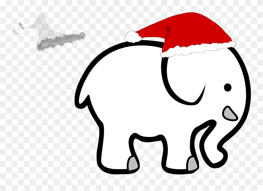 White Elephant Gift Exchange Clip Art - Png Download