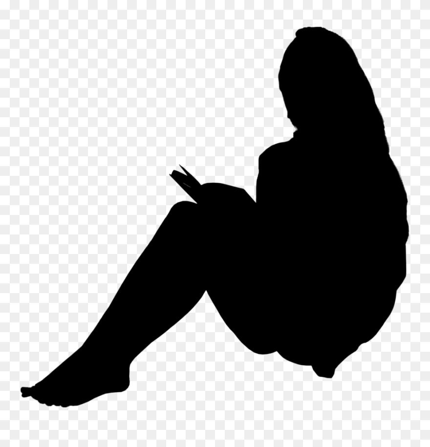 Konstruktionen Von Europa - Sitting People Silhouette Png Clipart