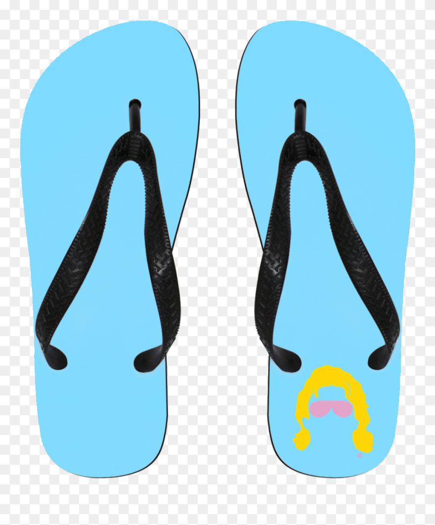 Patriotic Clipart Flip Flop - Flip-flops - Png Download