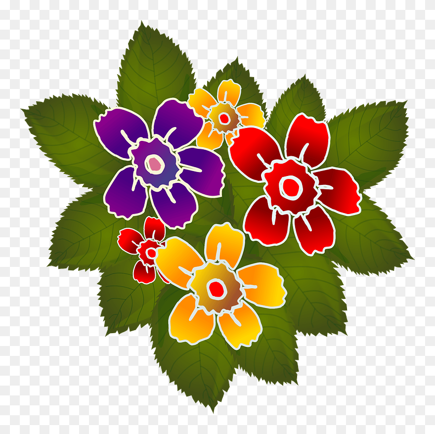 Flores 1 Clipart - Flower Bouquet - Png Download