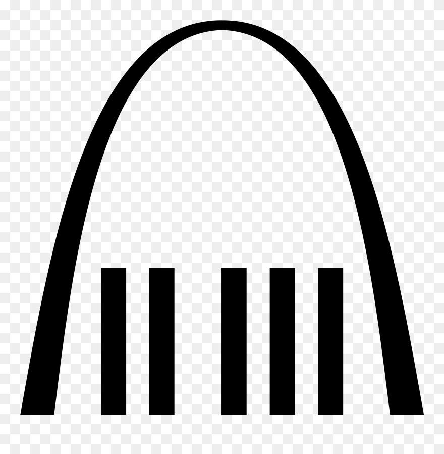 Transparent St Louis Arch Clip Art - Arch - Png Download