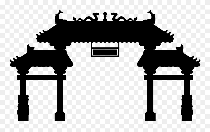 Gate Clipart City Gate - Chinatown San Francisco Png Transparent Png