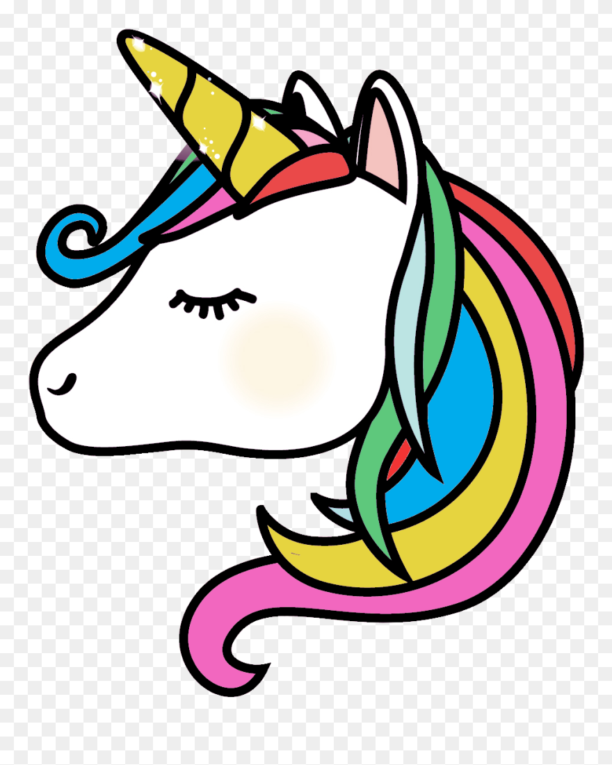 Unicorn Clipart Transparent Background - Png Download