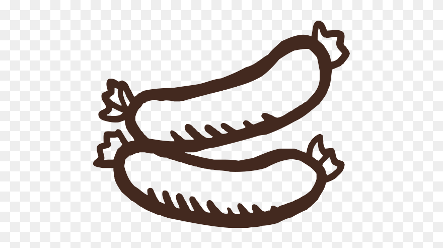 Turkey Jerky Clipart Svg Taste Of Utah - Sausage Black And White Png Transparent Png