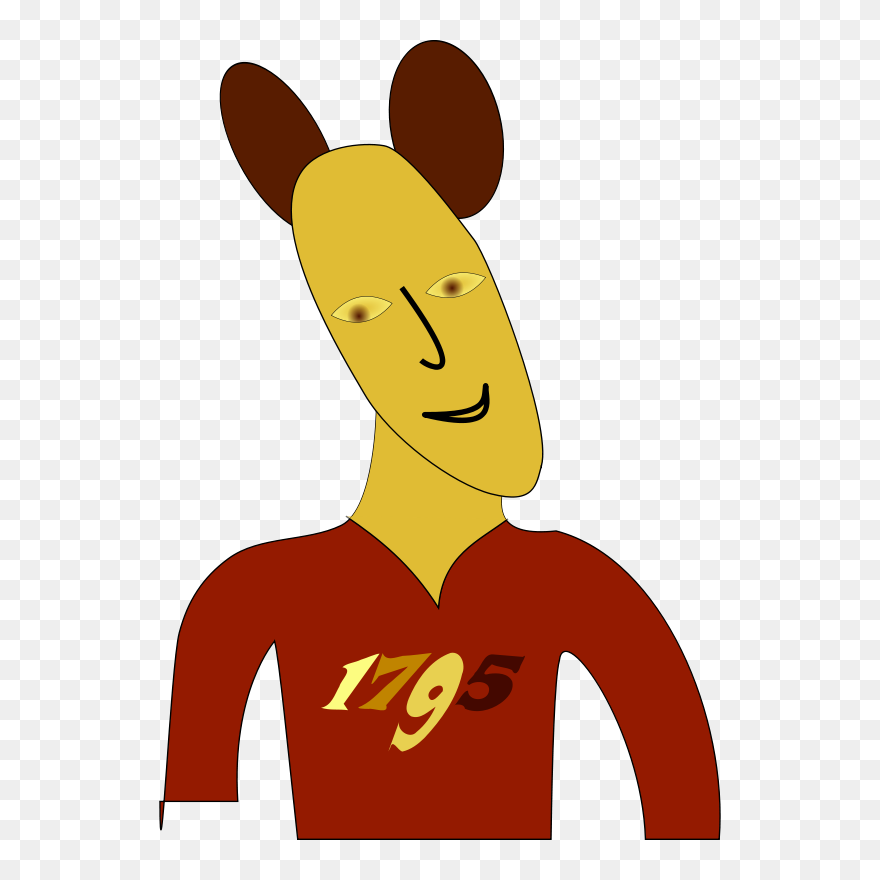 Mouse Person Clipart
