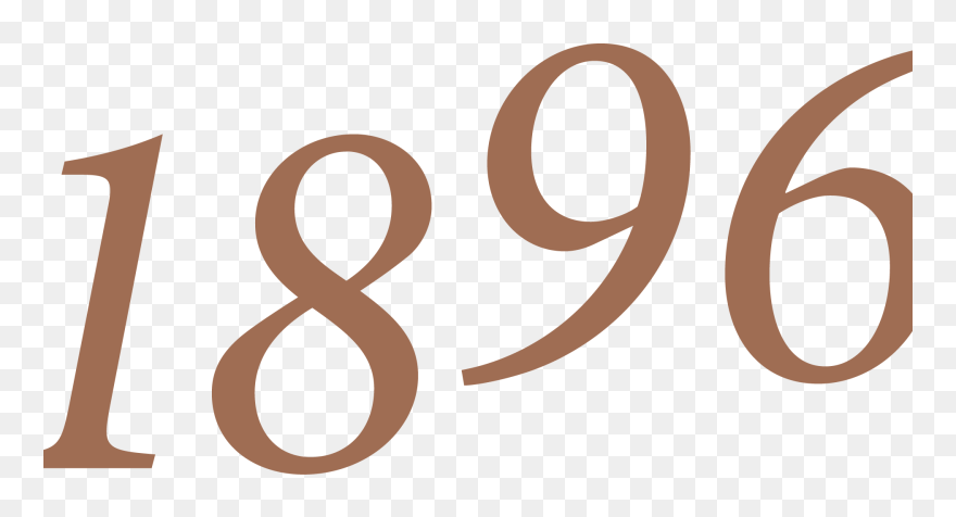 1896 Numbers Clipart