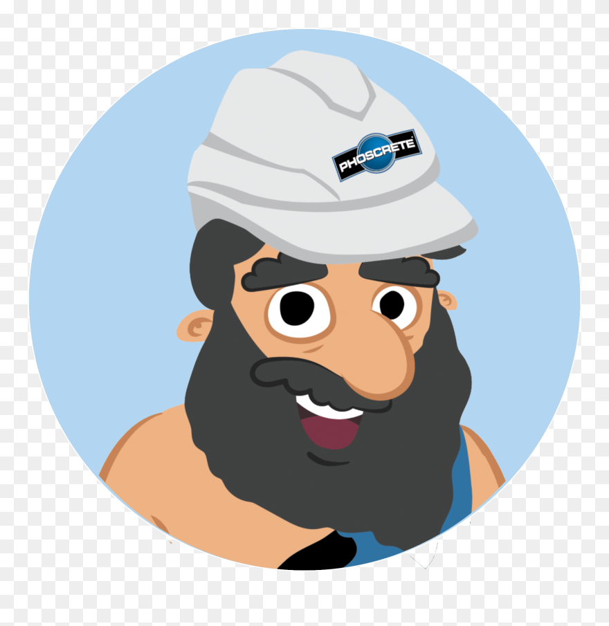 Jeano, Inventor Of Phoscrete Concretes - Cartoon Clipart