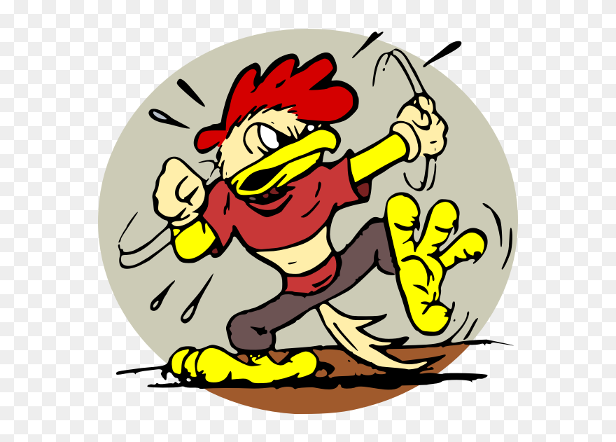 Battlin Bantam - ภาพ การ์ตูน ไก่ แจ้ Clipart