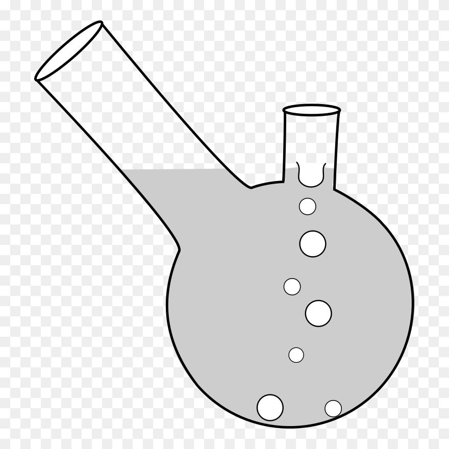 Double Neck Boiling Flask Png Images - Boiling Flask Clipart Transparent Png