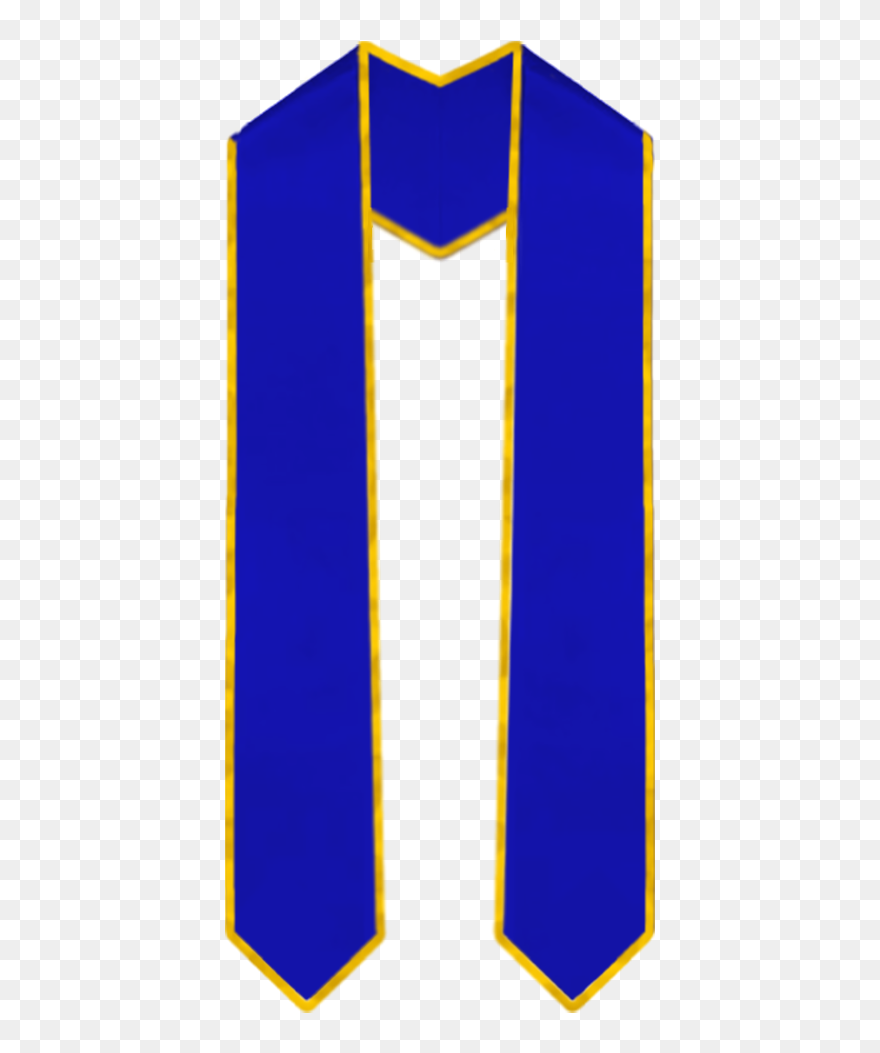 Blue Graduation Stoles Clip Art - Png Download