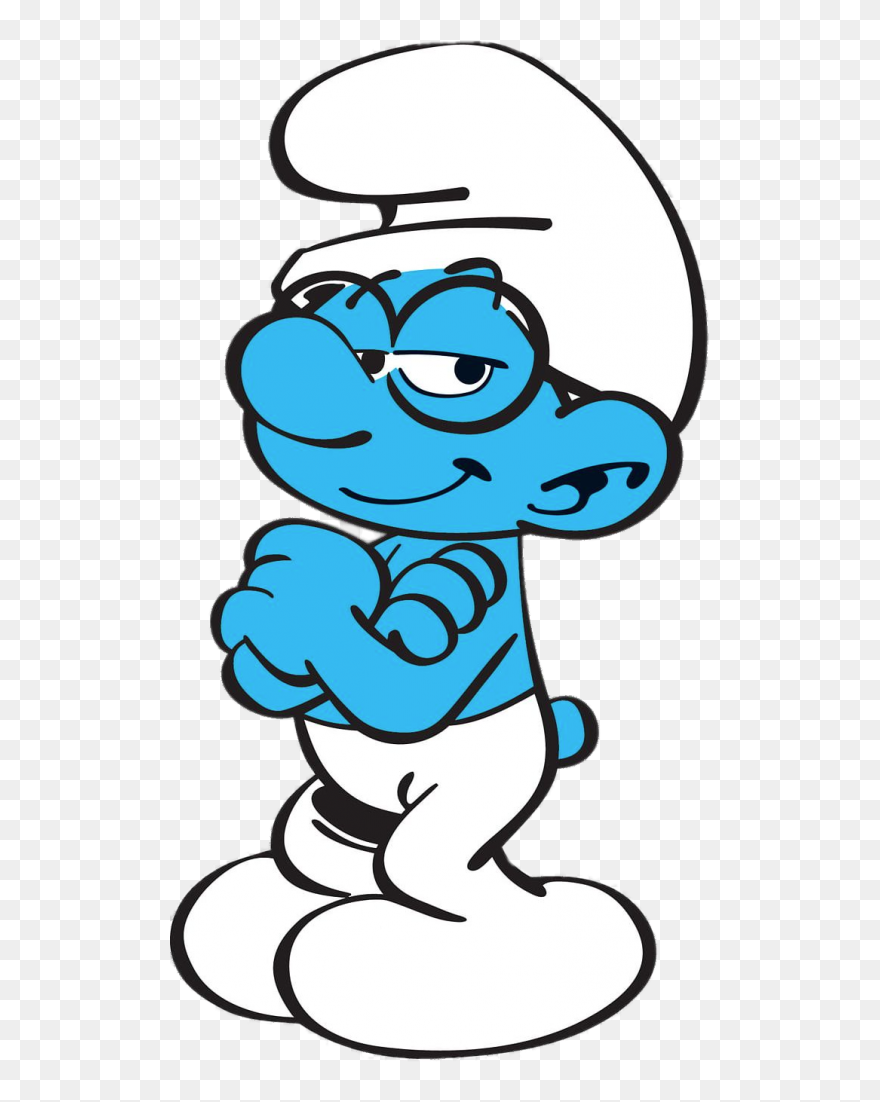 Brainy Smurf Papa Smurf Clipart