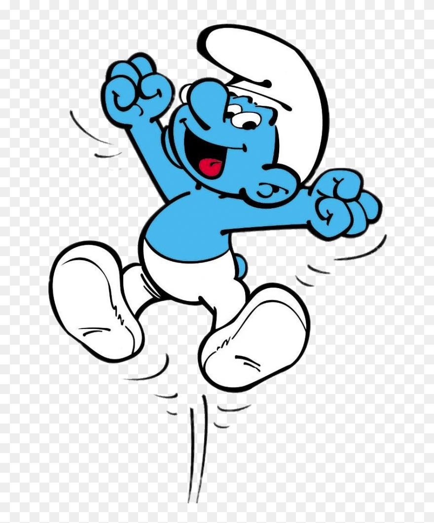 Smurf Happy Clipart