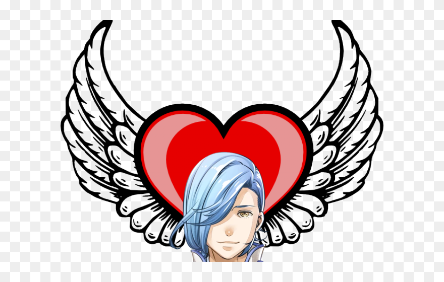 [​img] - Angel Wings With A Heart Clipart