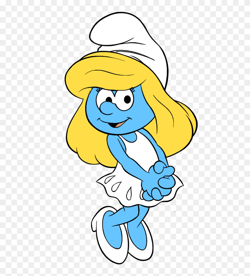 Format Mob - Cartoon Smurfette Clipart