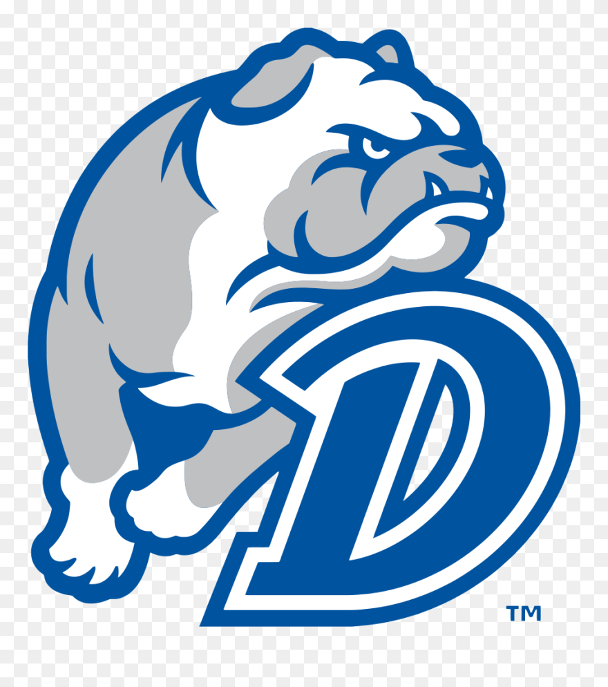 Drake University Colors - Drake Bulldogs Logo Clipart