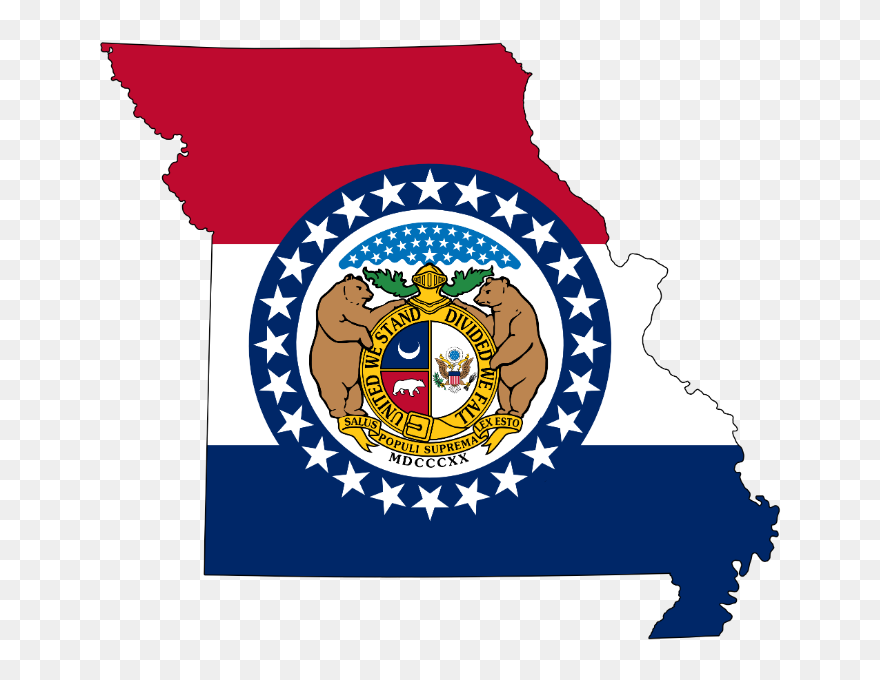 Story Image 1 - Missouri State Flag Map Clipart