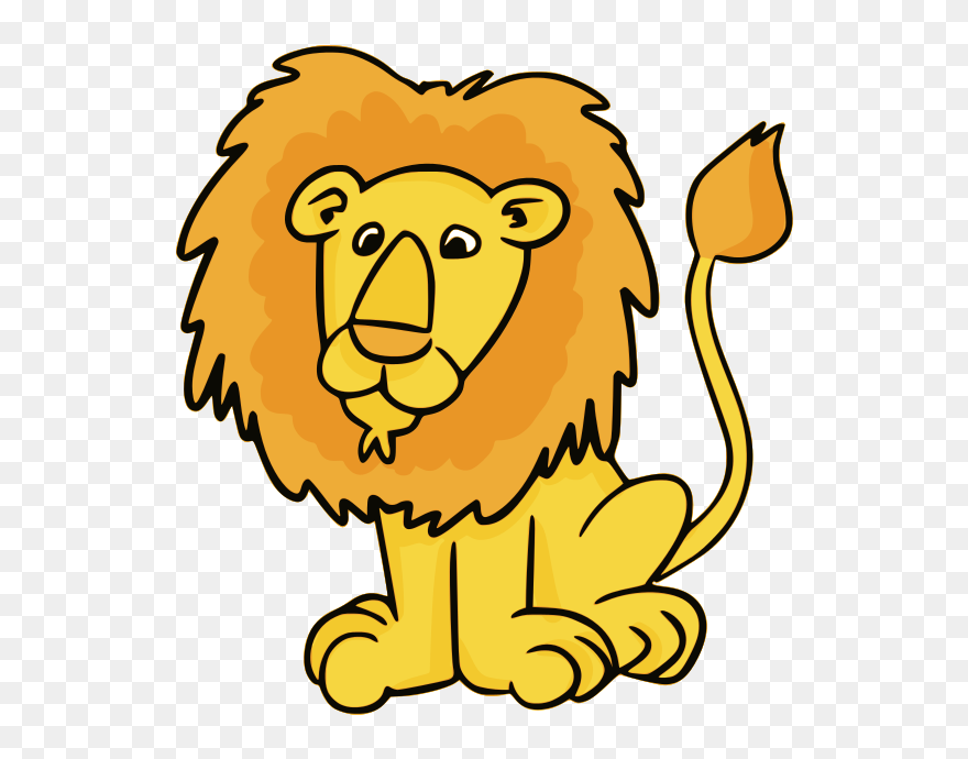 Lion Clipart Transparent Background - Clip Art Of Lion - Png Download