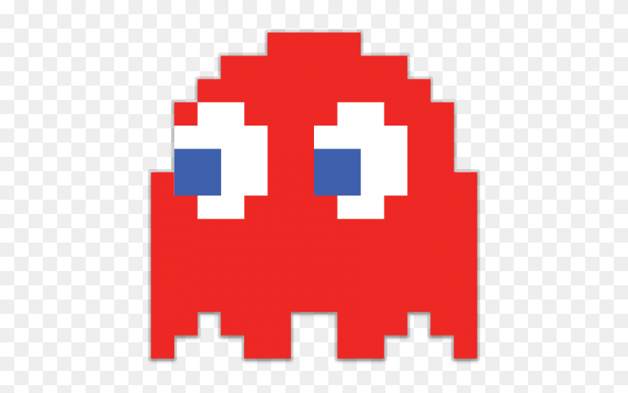 Download Pixelated Pac Man Ghost Clipart 5373291 Pinclipart
