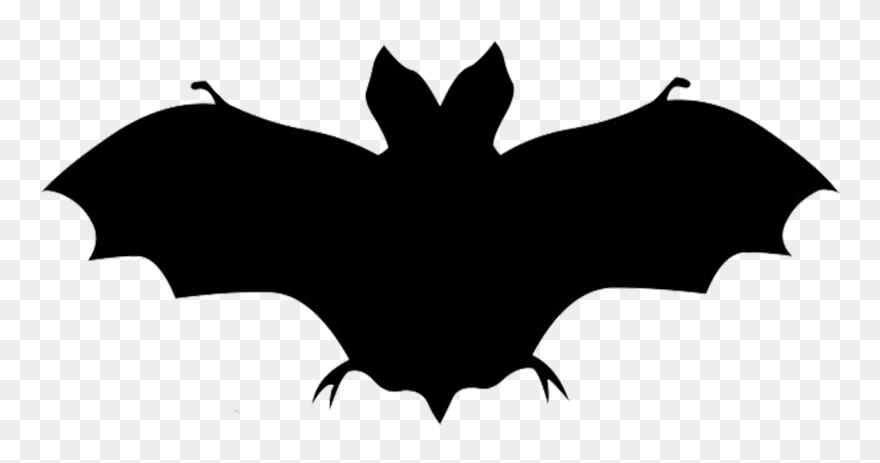 Bat Silhouette At Getdrawings - Transparent Bat Clip Art - Png Download