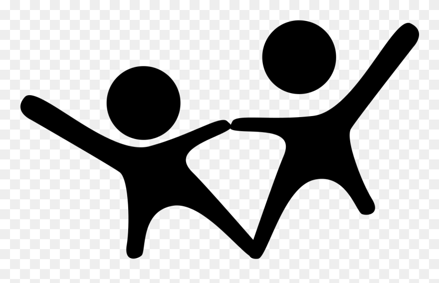 Friends Of Animals - Friends Clipart Black And White - Png Download