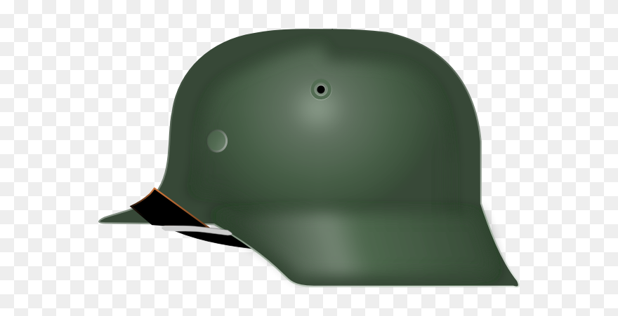 Vector Graphics Of German Stahlhelm From World War - Ww2 Helmets Png Clipart