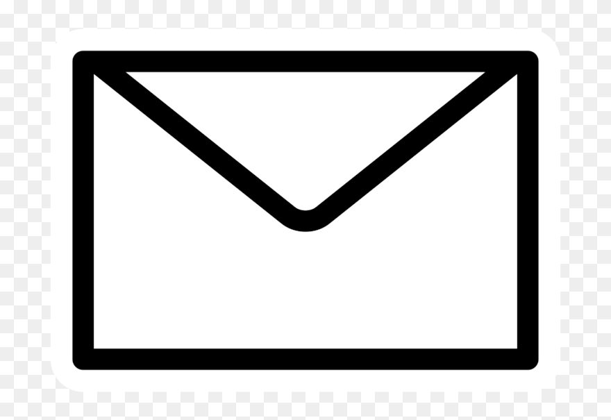 Triangle,area,symbol Png Clipart - Email Icon Png White Color Transparent Png