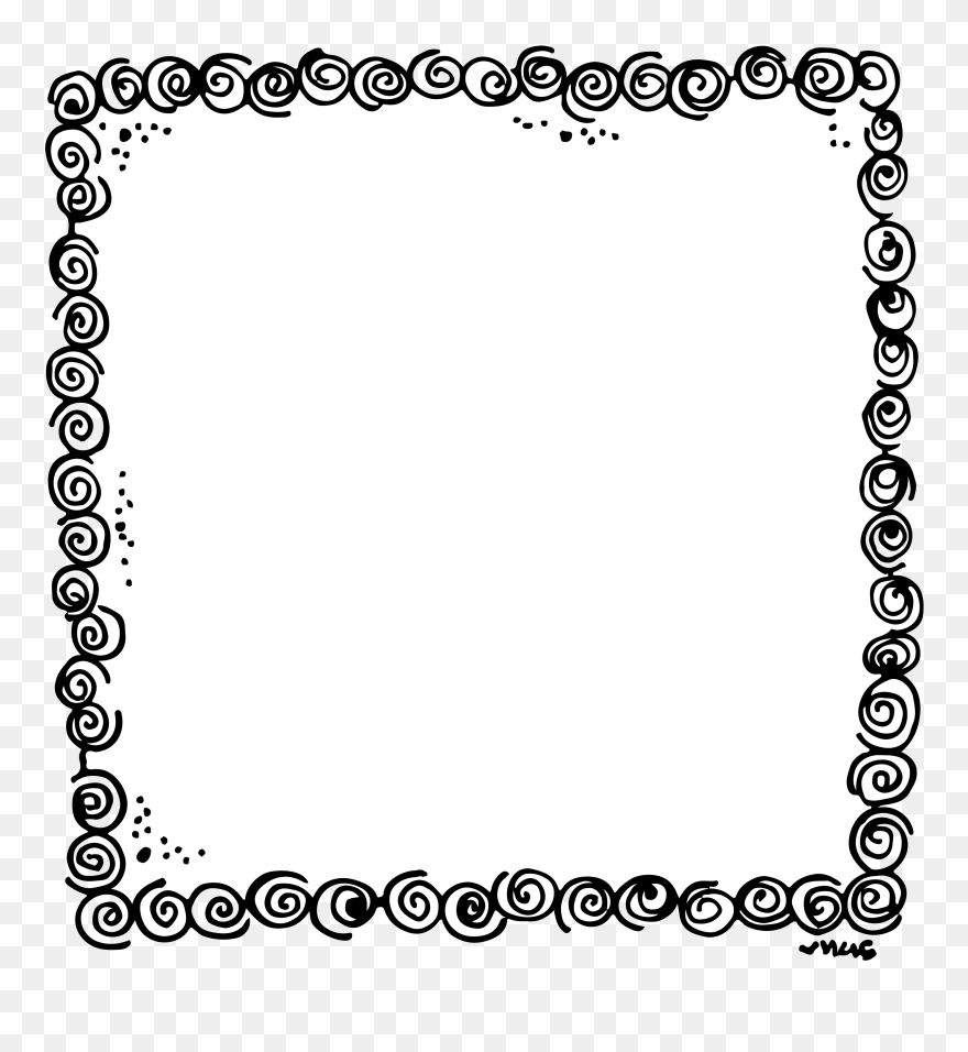 Clip Art Borders And Frames Image Illustration Black - Soccer Ball Border Png Transparent Png