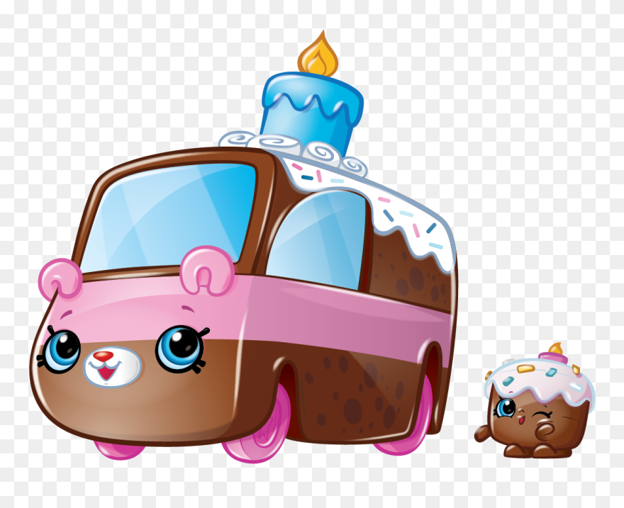 Shopkins Cutie Cars Happy B Clipart