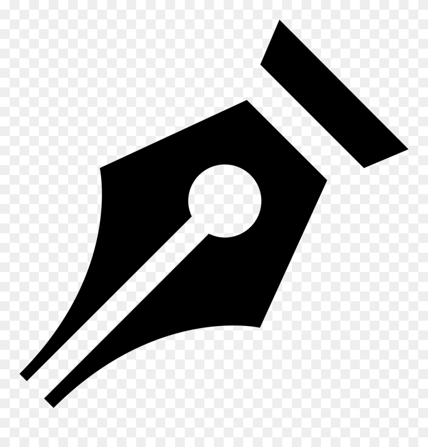 Si Glyph Pen Nib Svg Png Icon Free Download - Pen Nibs Different Nibs Png Clipart