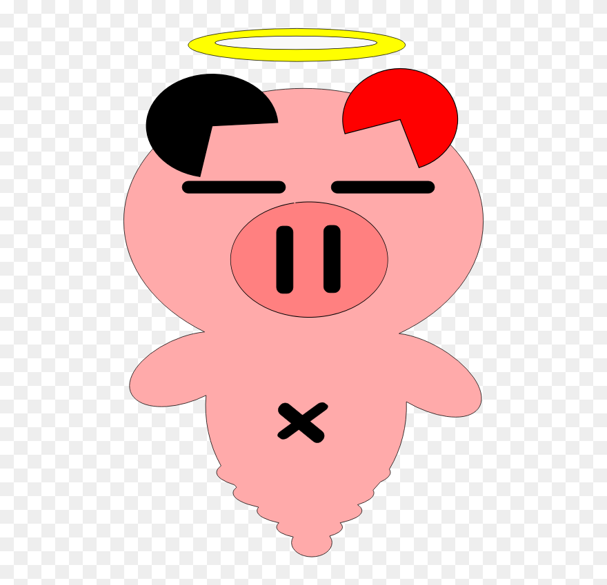 Pig Ghost - - Pig Animasi Clipart