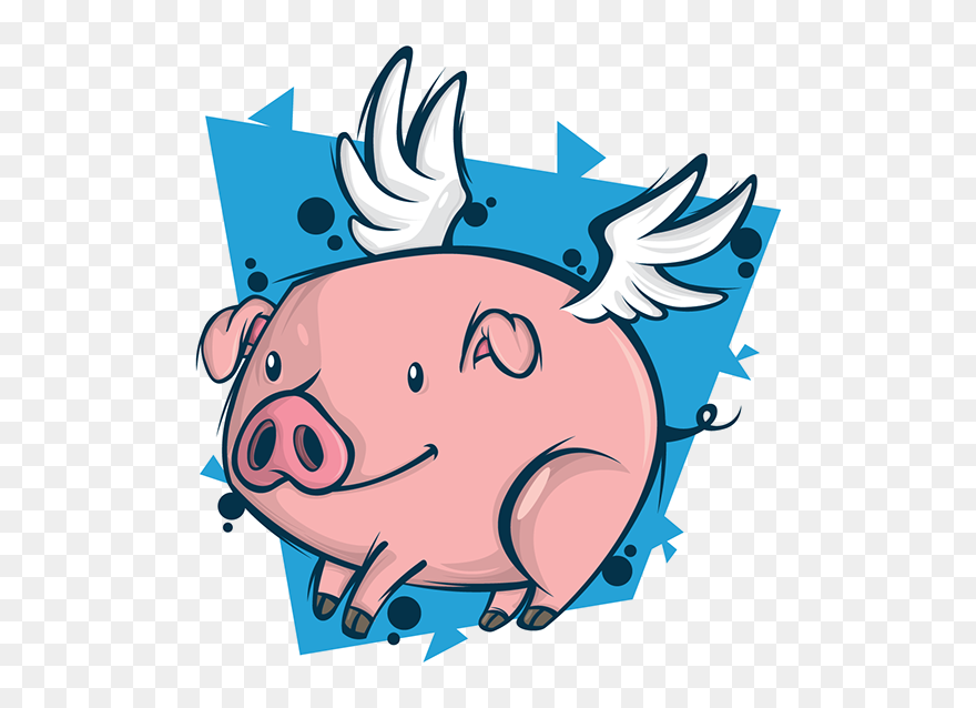 Imagenes De Puerquitos Voladores Clipart