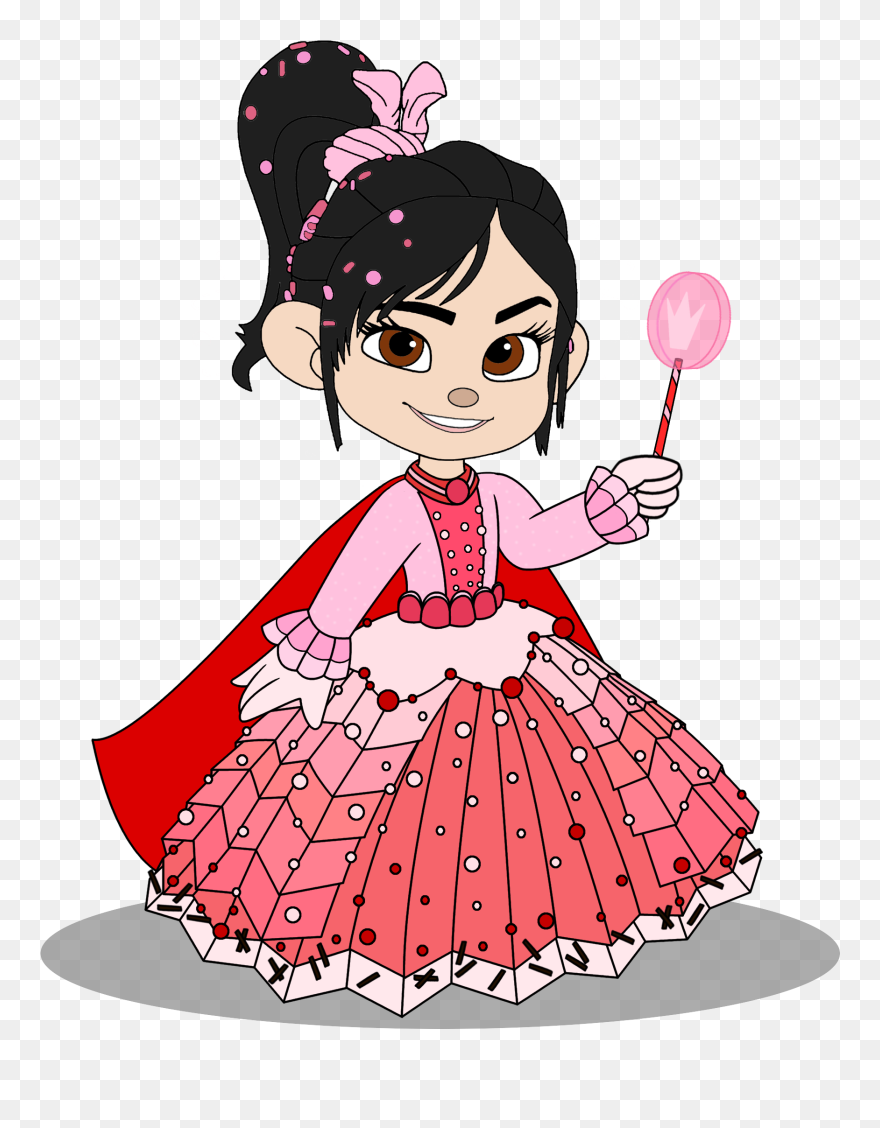Transparent Toga Clip Art - Vanellope Von Schweetz - Png Download