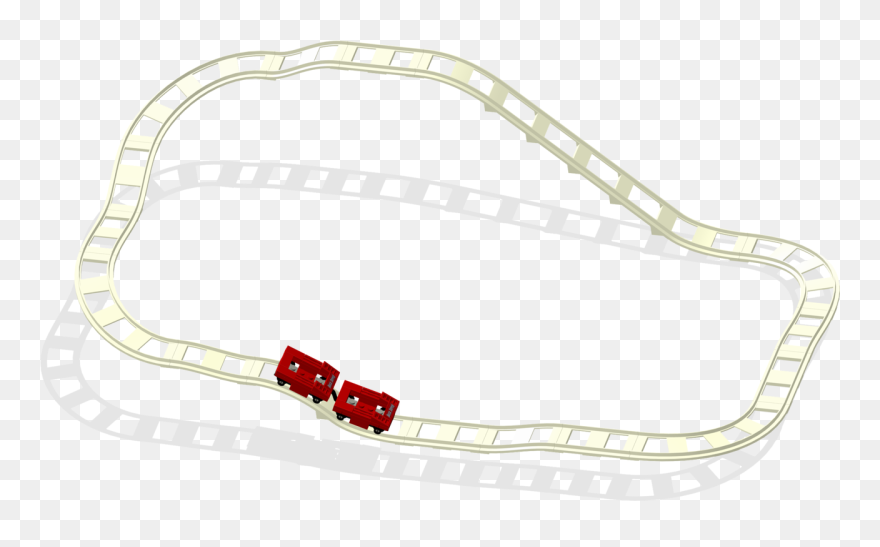 Lego Brick Dipper Track And Cars Roller Coaster - Soccer-specific Stadium Clipart